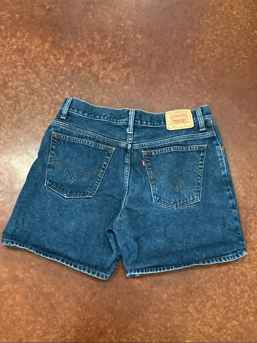 Levi's Indigo Blue Classic Denim Shorts